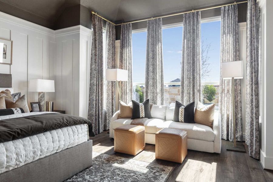 Representative Primary Bedroom - some options shown