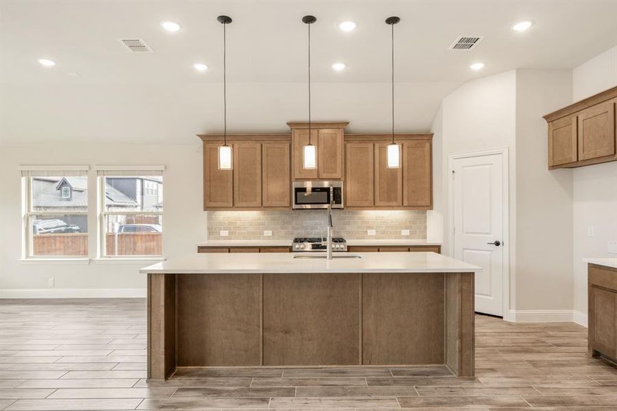 Furnished interior view inside a new home in Timberbrook, Justin (Image 15). Furnished interior view inside a new home in Timberbrook, Justin (Image 15).