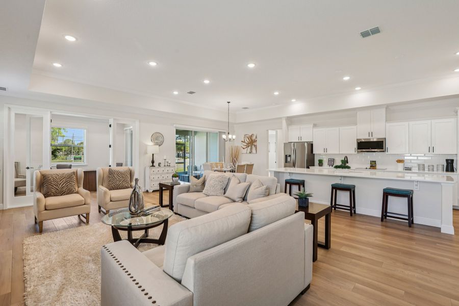 Furnished interior view inside a new home in Palm Bay, Palm Bay (Image 13).