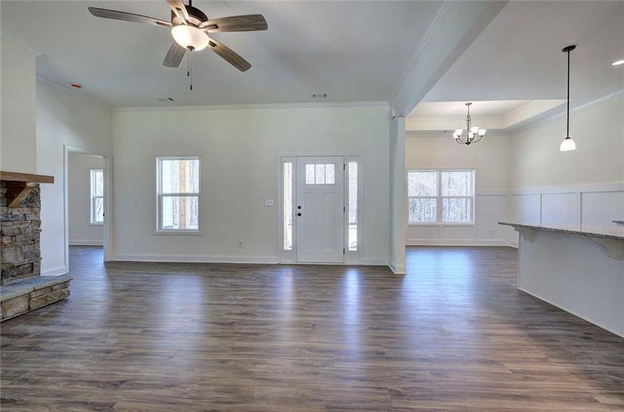 Spacious, unfurnished interior of a new home in , Dallas (Image 12).