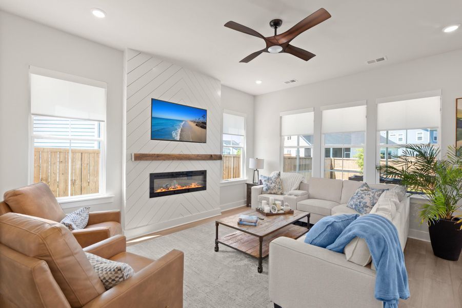 Furnished interior view inside a new home in Carnes Crossroads, Summerville (Image 26).