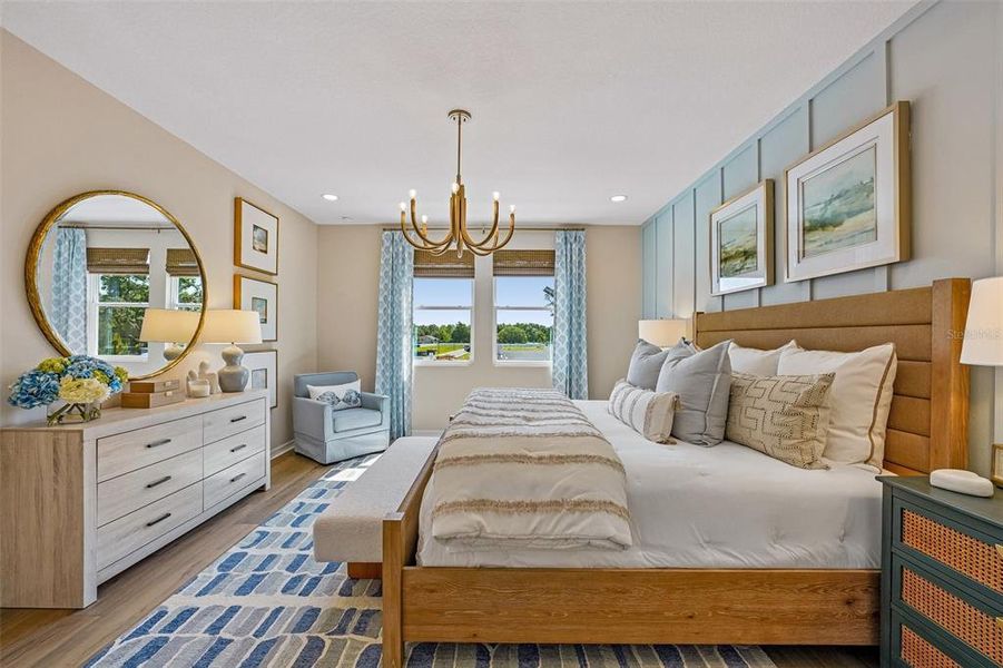 Furnished interior view inside a new home in The Brooke, Brandon (Image 25).