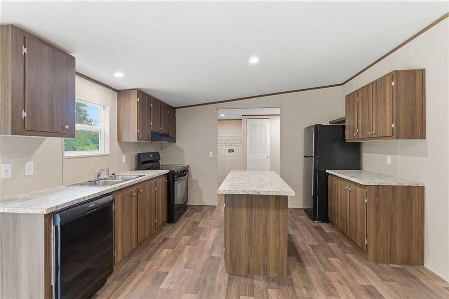 Furnished interior view inside a new home in , Dallas (Image 3).