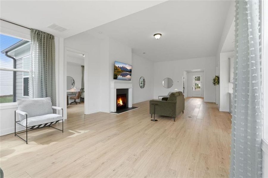 Furnished interior view inside a new home in , Hoschton (Image 14).