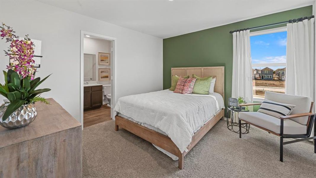Furnished interior view inside a new home in Arbor Trails North, Princeton (Image 4).