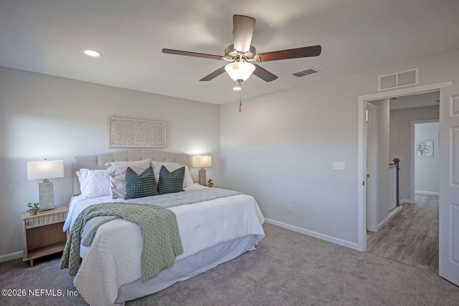 Furnished interior view inside a new home in , Jacksonville (Image 10).