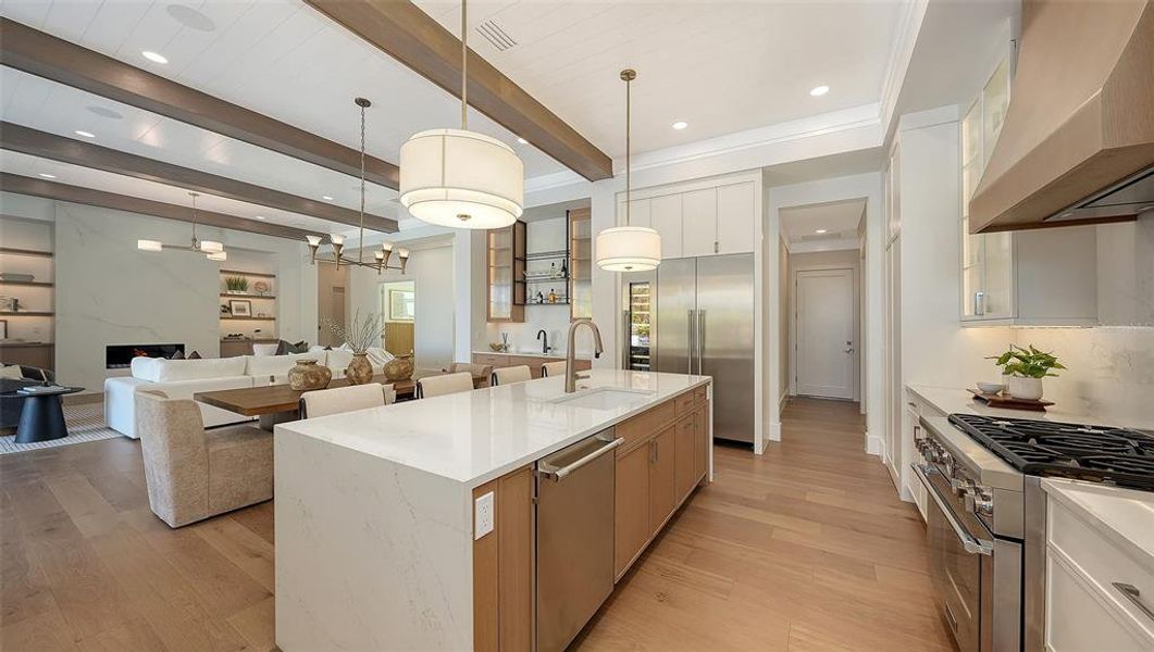 Furnished interior view inside a new home in , Sarasota (Image 38).