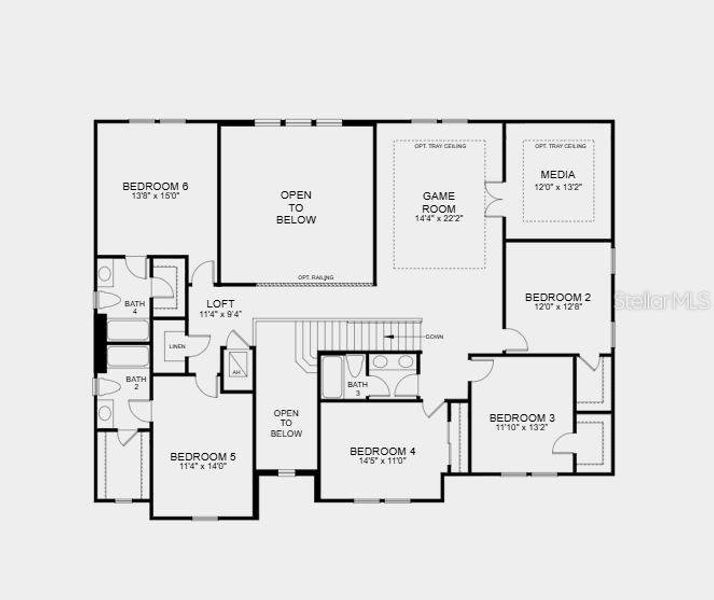 Structural options added include: Tray ceiling package, 8' interior doors, 5th full bathroom, kitchen island sink, pre-plum for future laundry sink, extended covered lanai, 50 amp dedicated car charging outlet, oak treads and painted risers, recirculation loop with pump, and 80 amp pool/spa prewire.