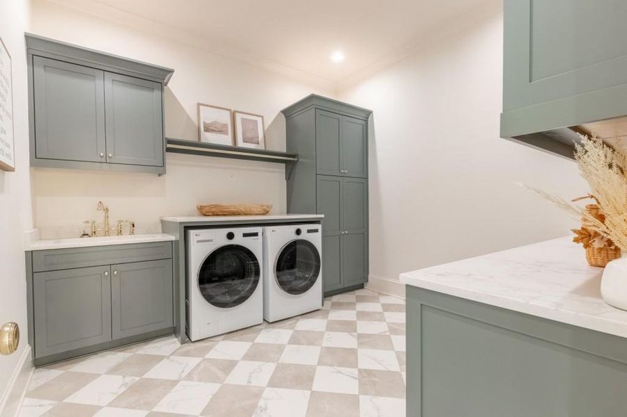 Furnished interior view inside a new home in , Canton (Image 37).