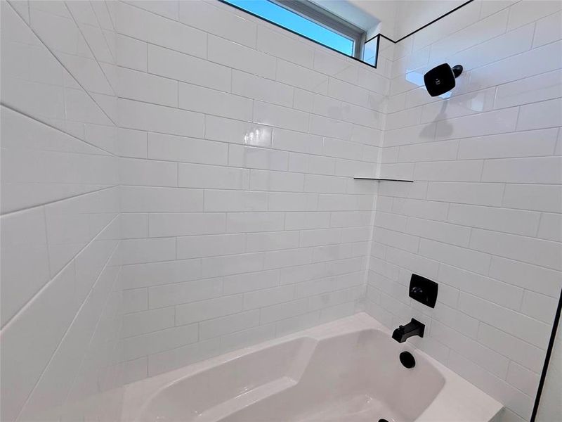Full bath with tub / shower combination