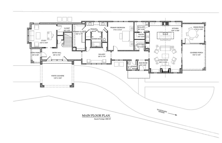 Second floor plan