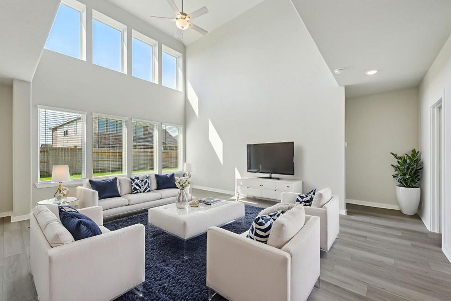 Photo is not of the actual home, but is an inspirational photo of builder’s model home and may depict options, furnishings, and/or decorator features that are not included