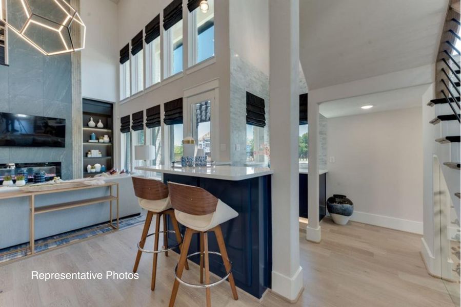 Furnished interior view inside a new home in Edgewater, Fate (Image 7). Furnished interior view inside a new home in Edgewater, Fate (Image 7).