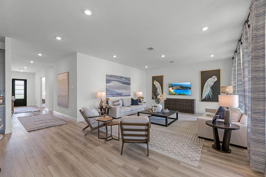 Furnished interior view inside a new home in , League City (Image 12).