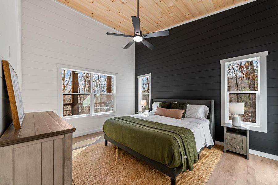 Furnished interior view inside a new home in , Morganton (Image 13).