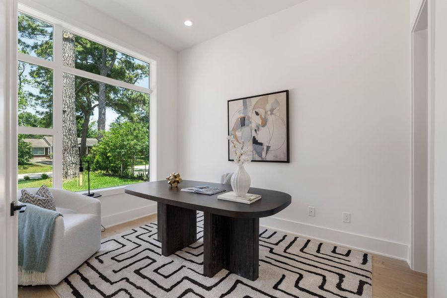 Furnished interior view inside a new home in , Houston (Image 7).