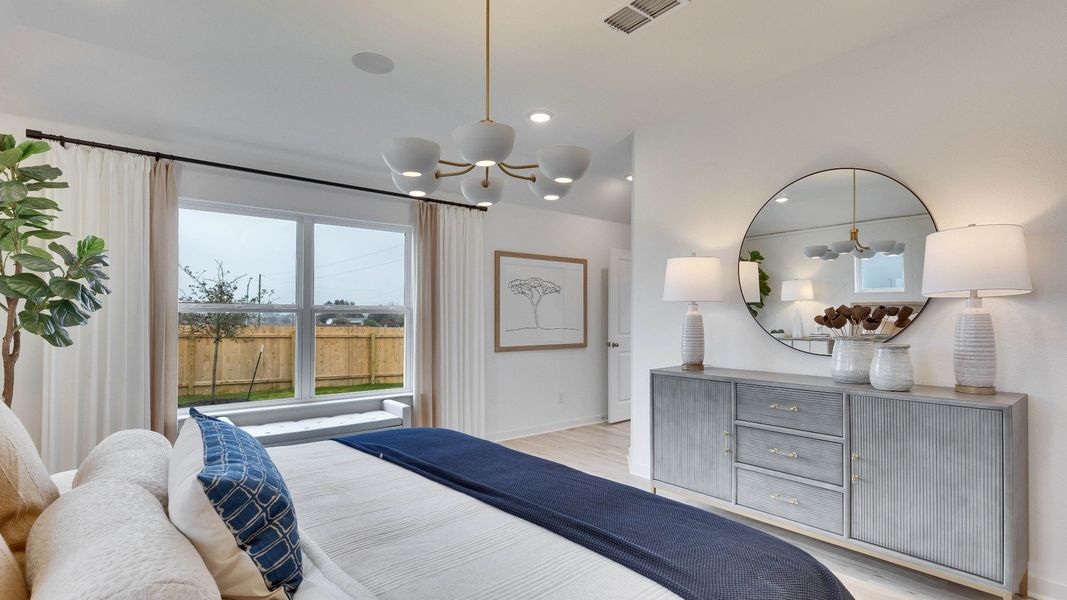 Representative furnished interior of a home built from the Meyerson by DRB Homes in Hunters Glen, Jarrell (Image 37).
