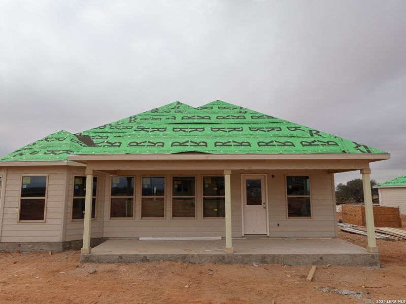 In-progress construction of a new home in Hickory Ridge, Elmendorf, TX (Image 19). In-progress construction of a new home in Hickory Ridge, Elmendorf, TX (Image 19).