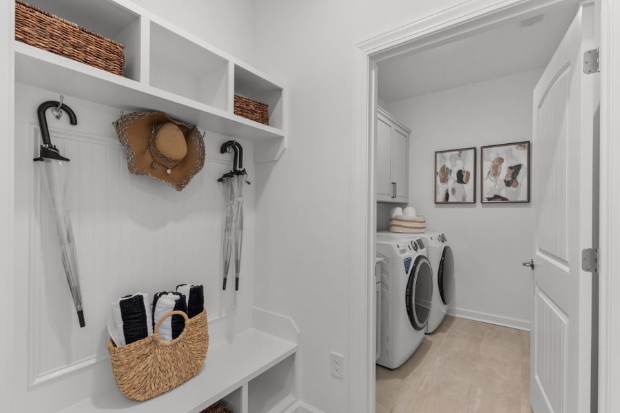 Representative furnished interior of a home built from the The Shorebreak by Chesapeake Homes in Coastal Club of the Carolinas, Calabash (Image 19).