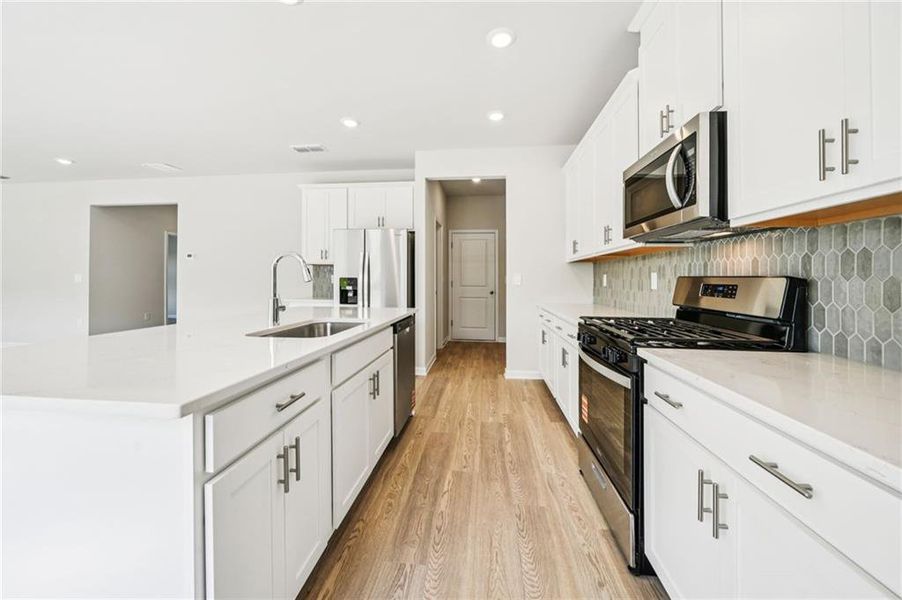 Furnished interior view inside a new home in Preserve at Mountain Creek, Pendergrass (Image 8).
