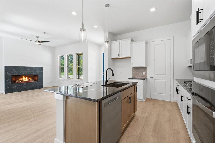Furnished interior view inside a new home in Two Step Farm, Montgomery (Image 5).