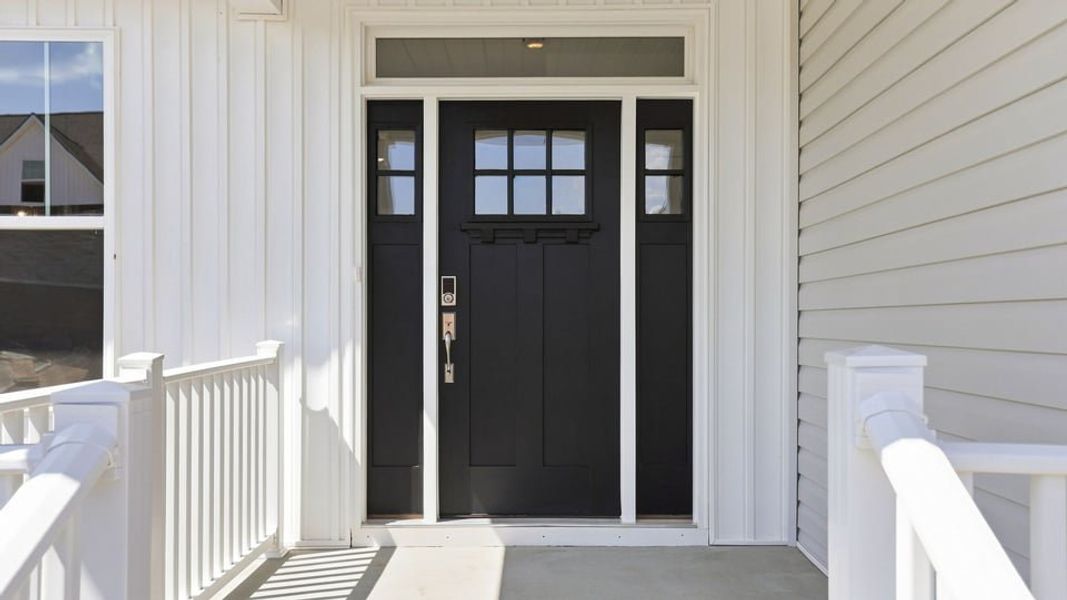 Exterior details and patio area of a home in Shadowood, Seneca (Image 3).