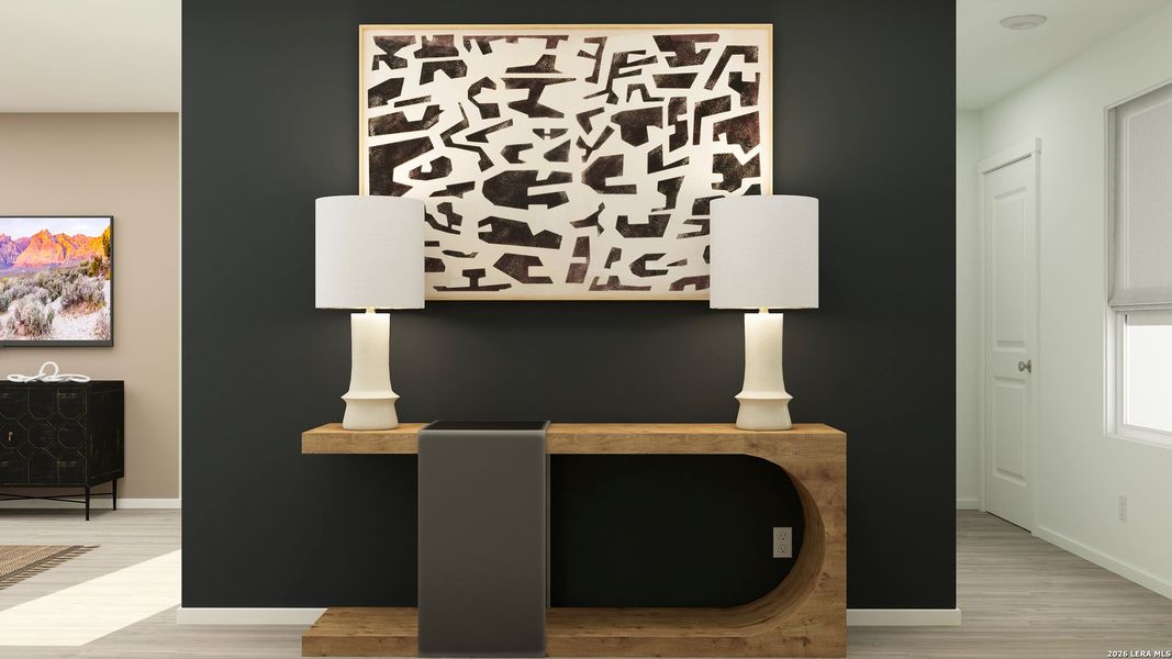 Furnished interior view inside a new home in Willow Point, San Antonio (Image 4).