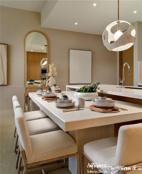 Furnished interior view inside a new home in , Fort Lauderdale (Image 4).