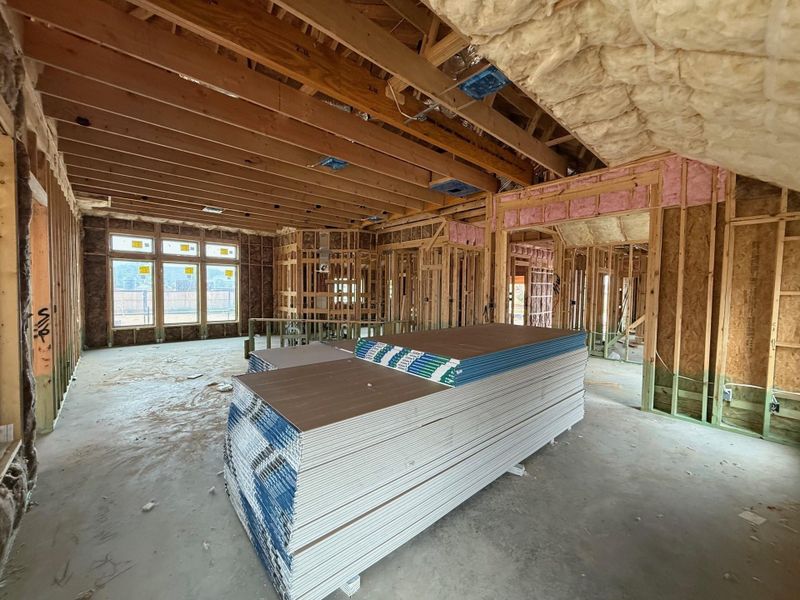 In-progress construction of a new home in Candela, Richmond, TX (Image 4).