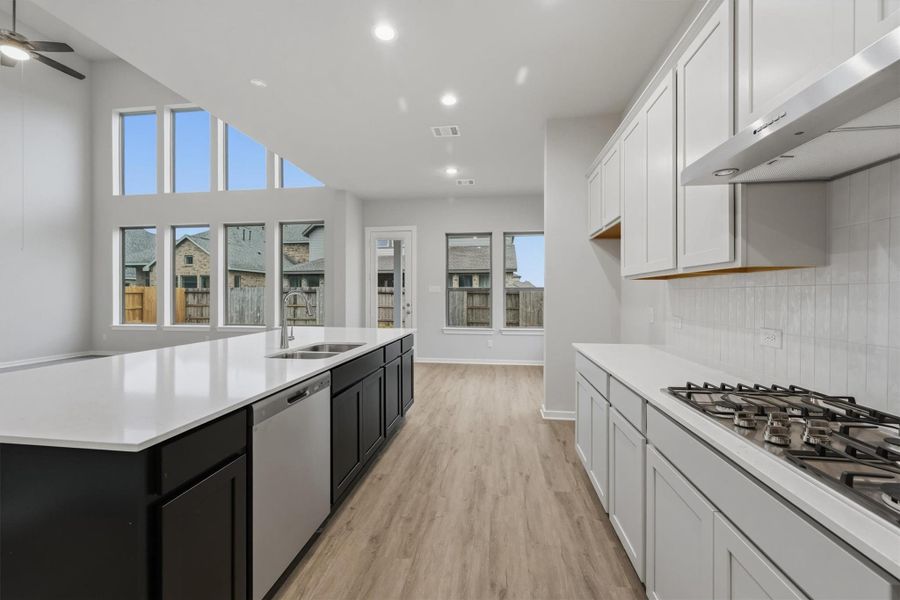 Furnished interior view inside a new home in Canterra Creek  60', Iowa Colony (Image 16).