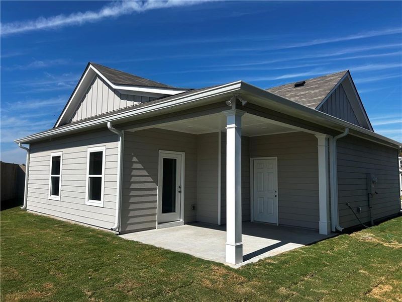Exterior details and patio area of a home in , Cartersville (Image 3).