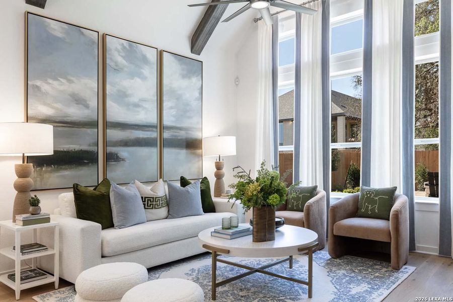 Furnished interior view inside a new home in La Cima, San Marcos (Image 45).