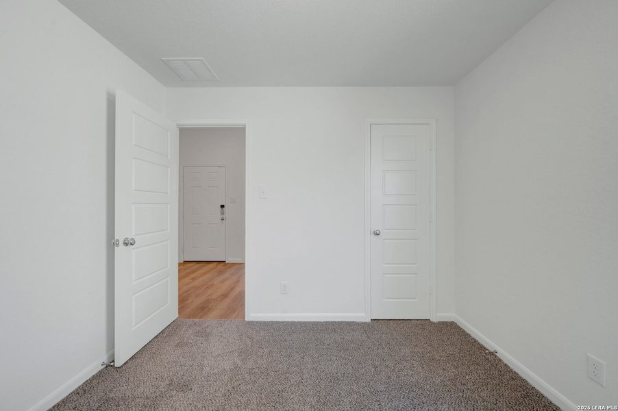 Spacious, unfurnished interior of a new home in Meadows at Clear Springs, New Braunfels (Image 28). Spacious, unfurnished interior of a new home in Meadows at Clear Springs, New Braunfels (Image 28).