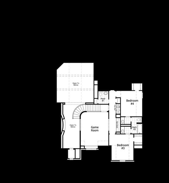 Upstairs Floor Plan