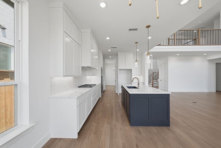 Furnished interior view inside a new home in Furst Ranch, Argyle (Image 7).