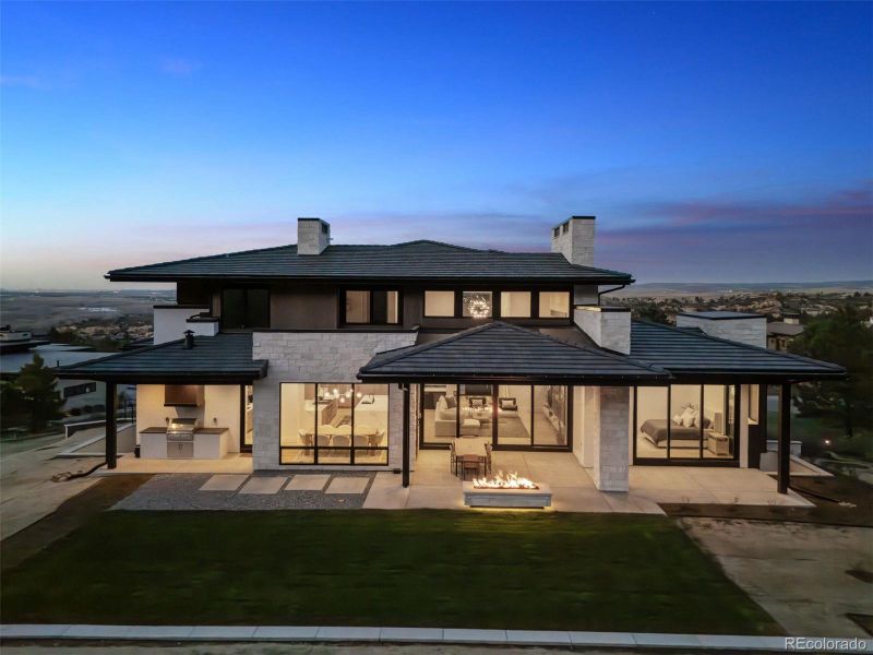 Front exterior of a new home in , Littleton, CO, highlighting curb appeal (Image 20).