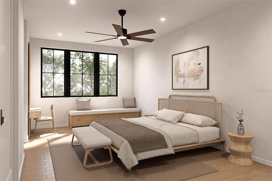 Furnished interior view inside a new home in , Tampa (Image 10). Furnished interior view inside a new home in , Tampa (Image 10).