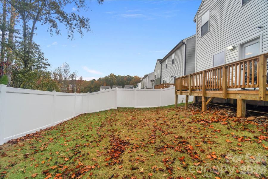 Exterior details and patio area of a home in Aubreywood, Charlotte (Image 28).