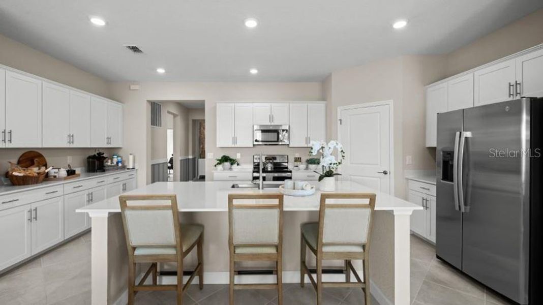 Furnished interior view inside a new home in Rye Ranch, Parrish (Image 17).