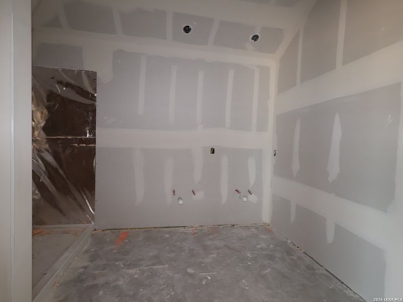 In-progress construction of a new home in Hickory Ridge, Elmendorf, TX (Image 22).