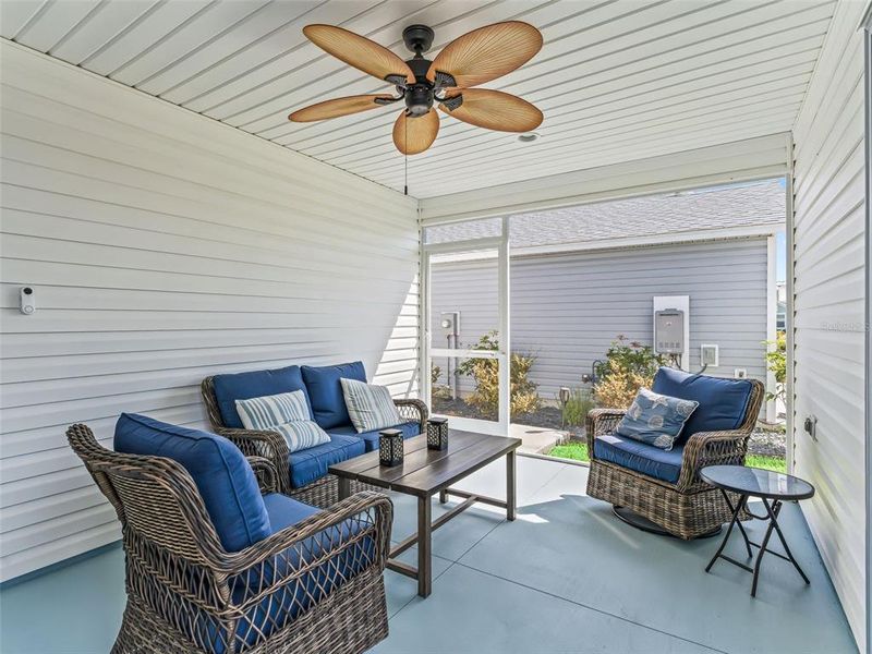 Exterior details and patio area of a home in , The Villages (Image 4).