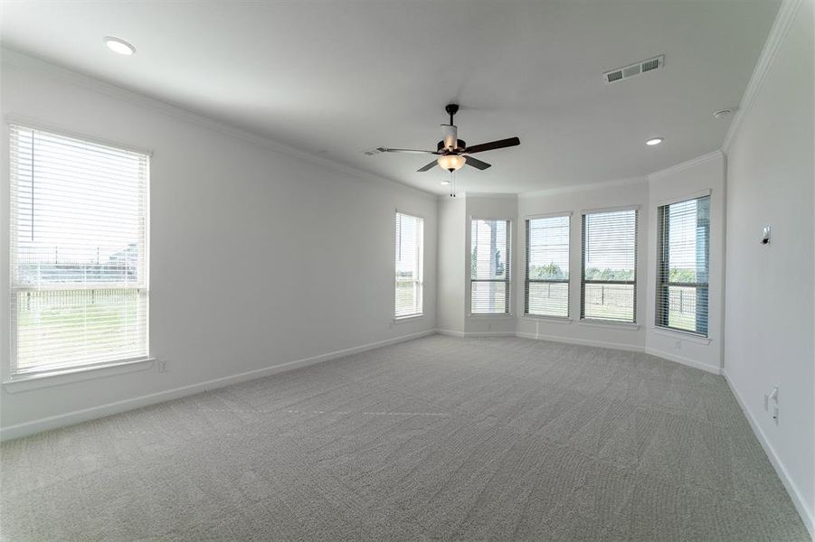 Spacious, unfurnished interior of a new home in Heath Golf & Yacht Club, Heath (Image 16). Spacious, unfurnished interior of a new home in Heath Golf & Yacht Club, Heath (Image 16).