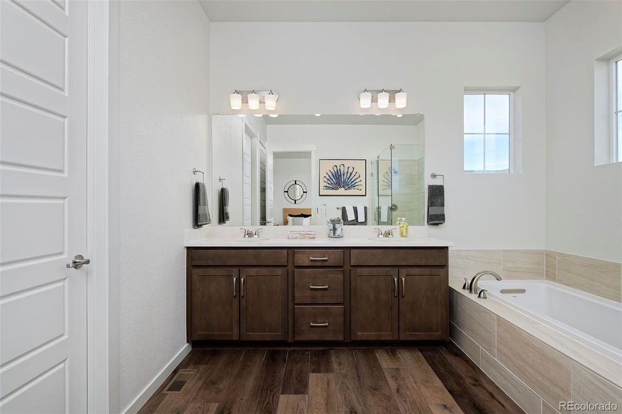 Furnished interior view inside a new home in , Fort Collins (Image 27).