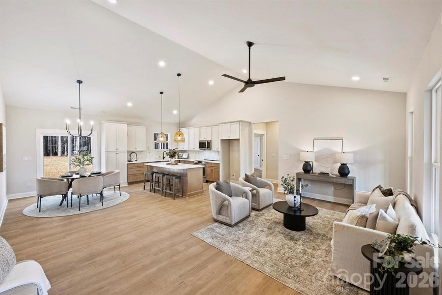 Furnished interior view inside a new home in , Lincolnton (Image 6).