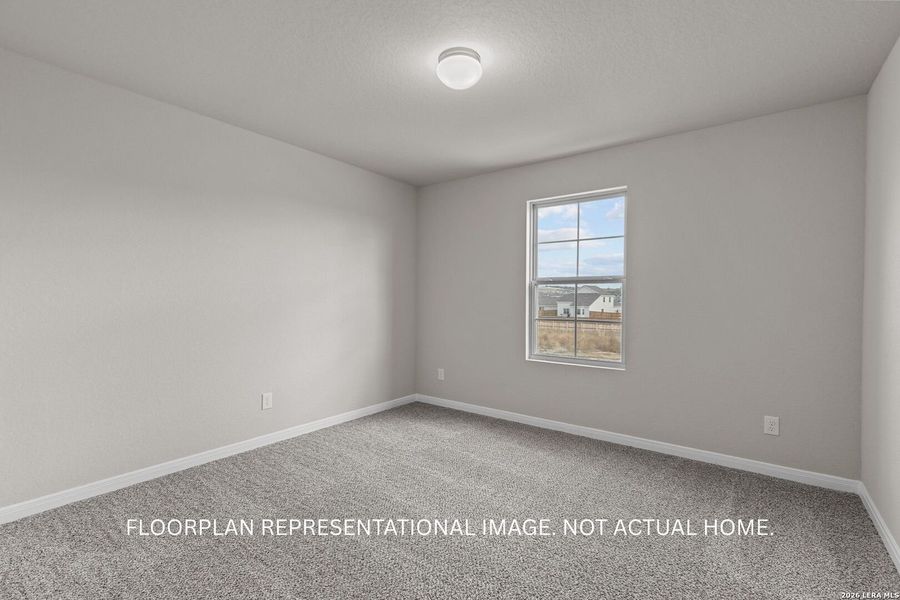 Spacious, unfurnished interior of a new home in Cinco Lakes, San Antonio (Image 6).