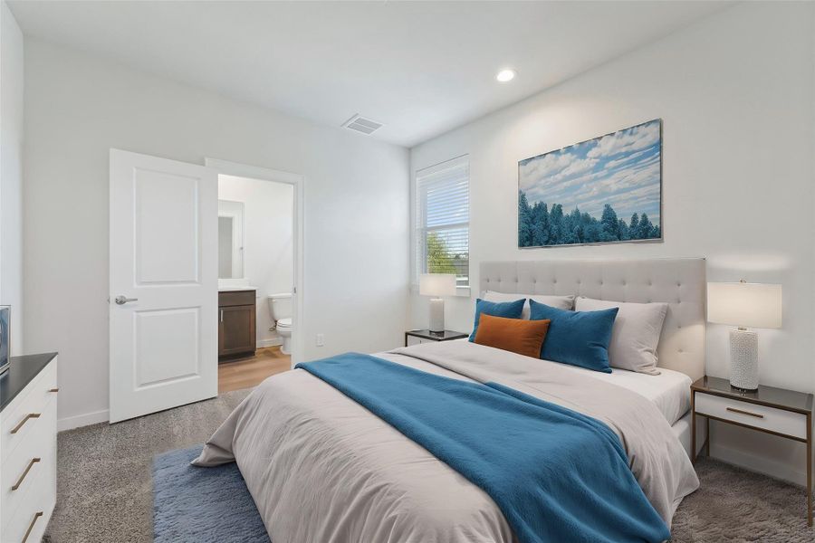 Furnished interior view inside a new home in Erin Park, Houston (Image 3).
