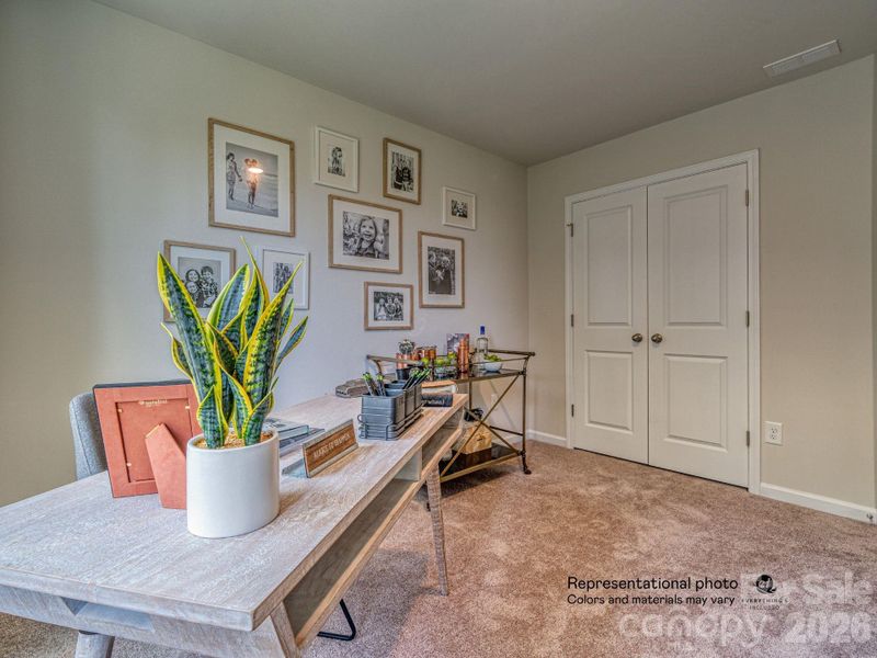 Furnished interior view inside a new home in Redhawk, Belmont (Image 11).
