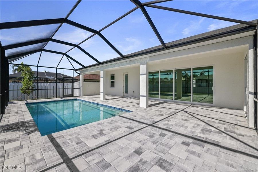 Exterior details and patio area of a home in Cape Coral, Cape Coral (Image 26). Exterior details and patio area of a home in Cape Coral, Cape Coral (Image 26).