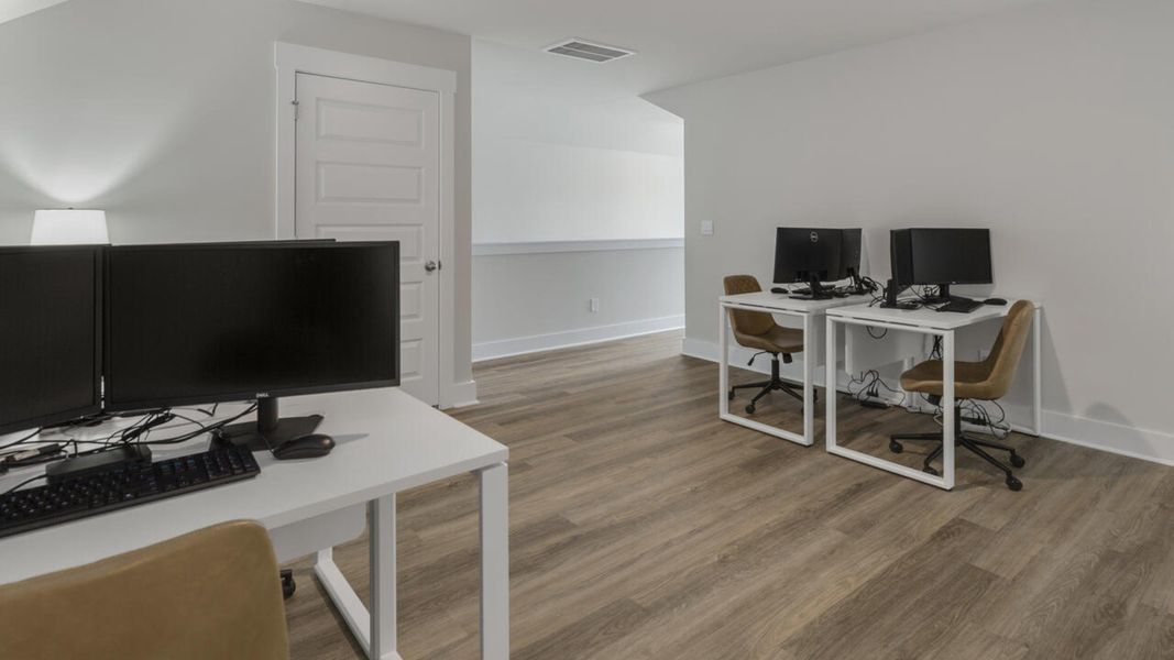 Representative furnished interior of a home built from the MADISON by D.R. Horton in Indigo Preserve, Leland (Image 34). Representative furnished interior of a home built from the MADISON by D.R. Horton in Indigo Preserve, Leland (Image 34).