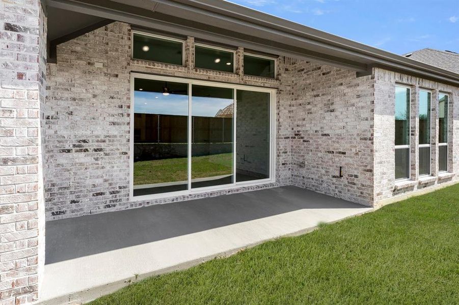 Exterior details and patio area of a home in Inspiration, Lucas (Image 23). Exterior details and patio area of a home in Inspiration, Lucas (Image 23).